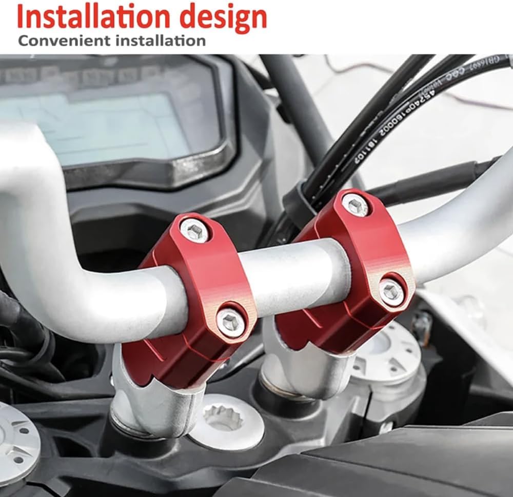 FOR Eliminator Eliminator SE 400 450 E400 E450 2023-2024 Motorcycle Handlebar Riser Motocross Heightening Clamp Mount Pit (22mm black)