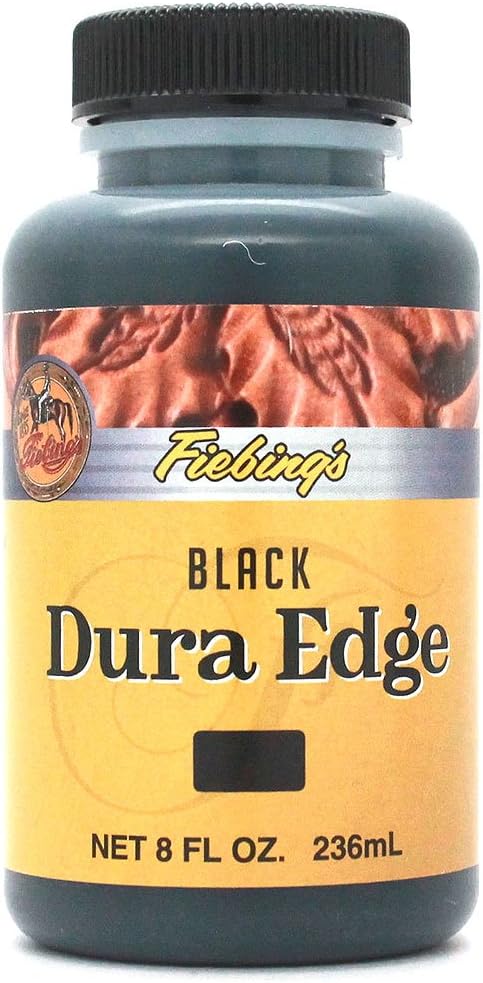 8 Oz Fiebings Dura Edge - Black