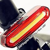 DBLLXX Super Bright Bike Tail LED Light/USB Rechargeable,6 Light Mode Options,Waterproof Helmet Light Accessories Fits on Any Bicycles,Easy to Install for Cycling Safety Flashlight