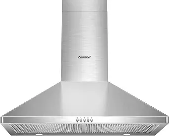  Wall Mount Range Hood 30 Inch, 450 CFM Ducted/Ductless Convertible