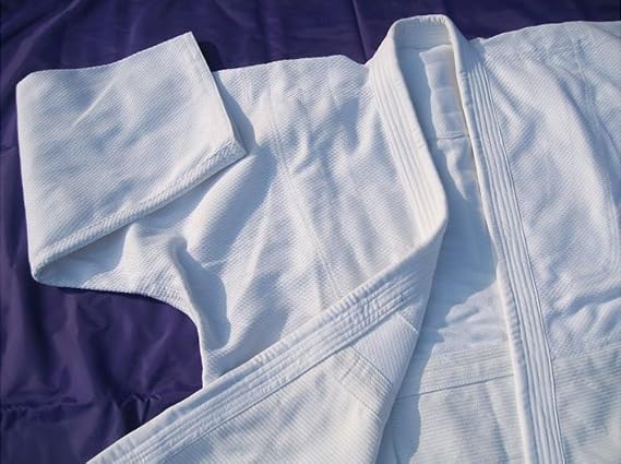 Judo 3 Piece Set, Top and Bottom Judo Wear + Belt Set for Training, Unisex, 43.3 - 74.8 inches 110 - 190 cm, 100% Cotton, Thick