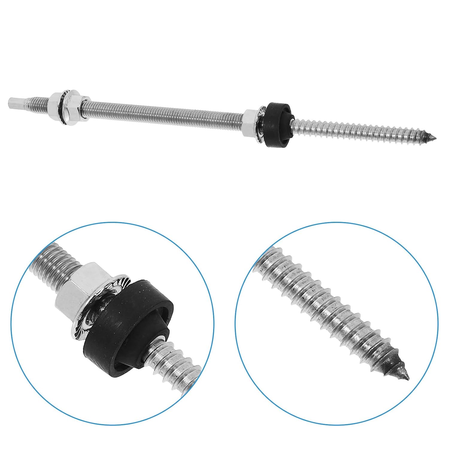 Adjustable Solar Hanger Bolt Stainless Steel Solar Panel Roof Mount