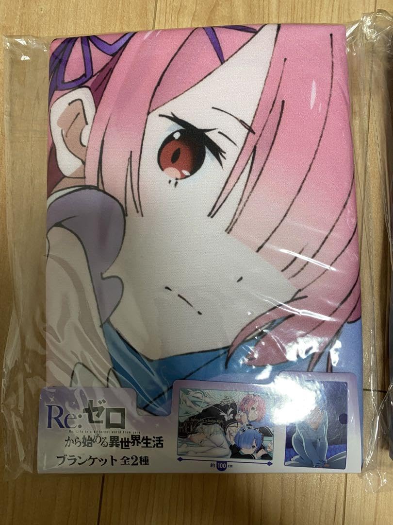 Amazon.co.jp: Re:ゼロから始める異世界生活 リゼロ ブランケット 2個