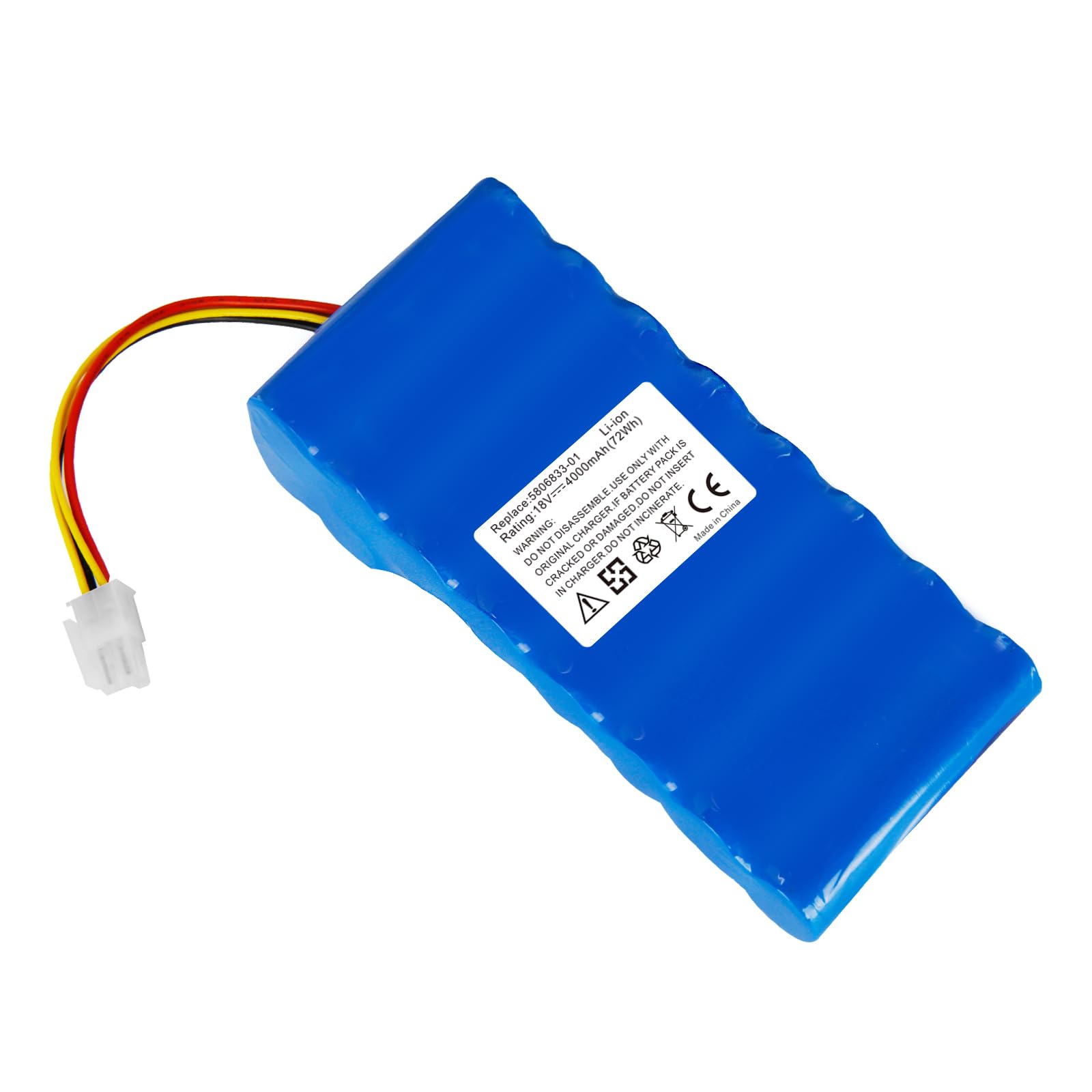 Rasenroboter Akku Ersatz 2x Trade-Shop Akku 18V/4000mAh Für Husqvarna Automower - Ersatz Für 580 68 33-01 Li-Ion Akku 18V 4000mAh