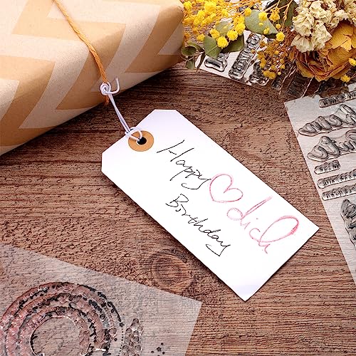 Silikonstempel Set, 10 Bögen Stempel Sprüche Deutsch Stempel Weihnachten Glückwunsch Silikonstempel mit Stempelblock 10x10 cm für Weihnachten Hochzeit Geburtstag Taufe Einladung Karten(10 Stile)