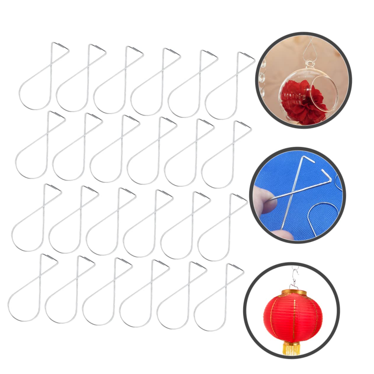 Ganci Da Soffitto A Clip, 50 Pezzi, Acciaio – Installazione Senza Danni, Per Controsoffitti E Griglie, Argento