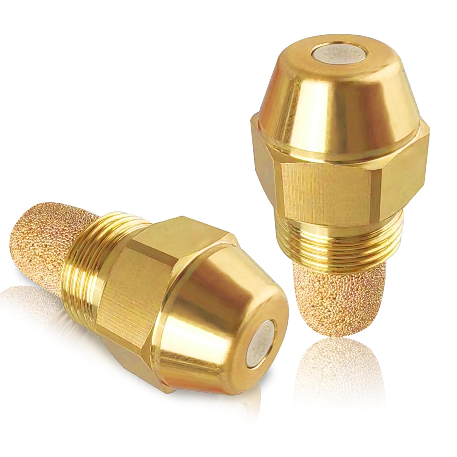 2 Stück Vollkegel-Öldüse Winkel 60 Grad 0,5 USgal/h 1,87kg/h Ölbrennerdüse Vollkegel Öldüse Kesselbrenner Diesel-Injektoren Düse Methanol Diesel