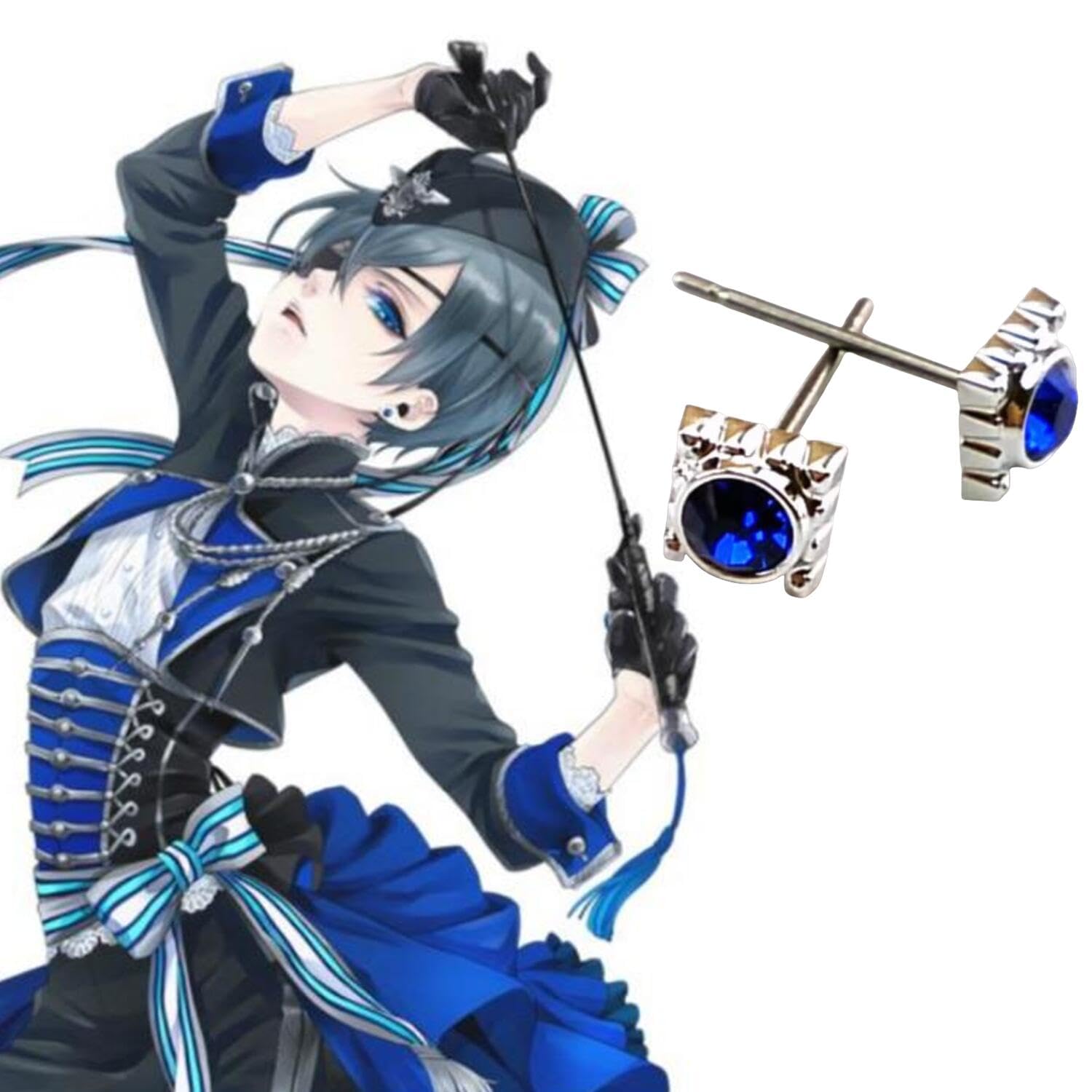 黒執事 シエル・ファントムハイヴ イヤホンジャックアクセサリー 黒執事 シエル・ファントムハイヴ イヤホンジャックアクセサリー