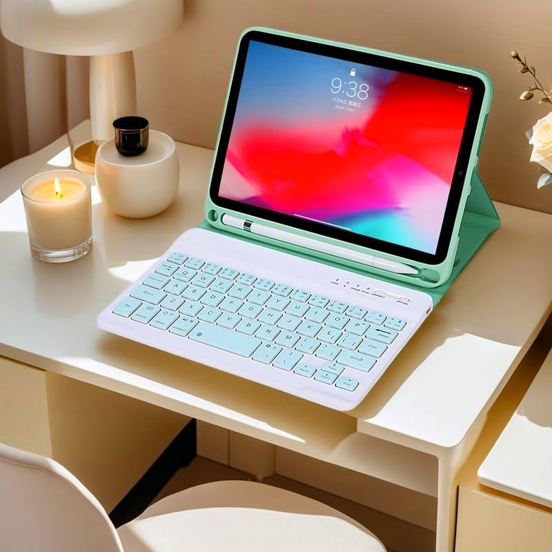 Clavier amovible étui iPad Mini résistant avec veille intelligente menthe - 7