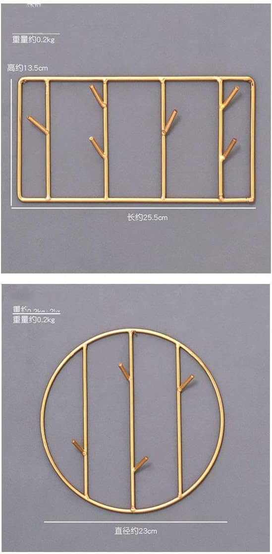 Gold Iron Art Key Holder Wall Nordic Coat Hangers Home Decoration Wall Hook for Keys Creative Hat Hanger Bathroom Accessories