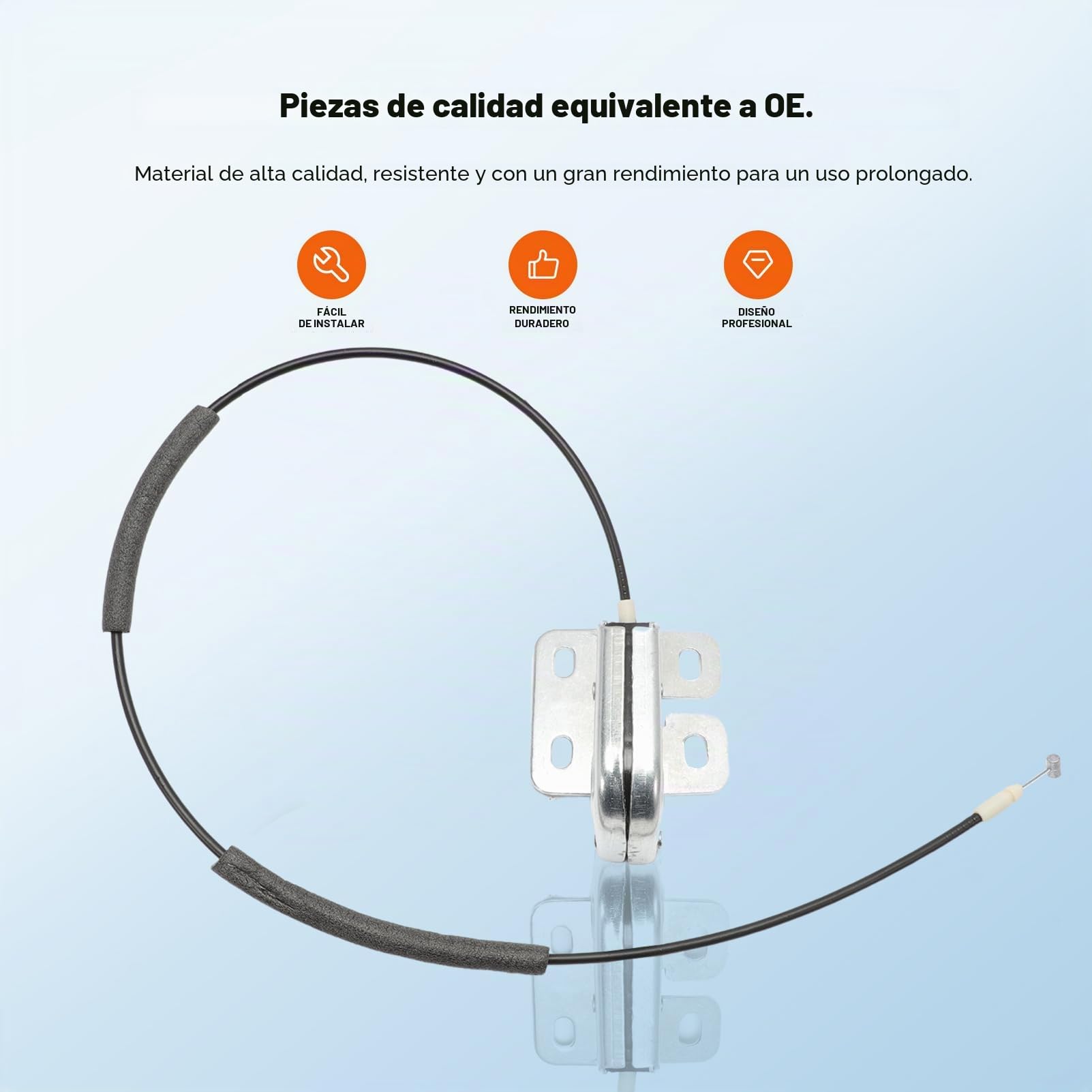 Cerradura de maletero para puerta trasera de coche, lado izquierdo y derecho, lote de puerta trasera para Koleos 905939948R 905932234R, plateado