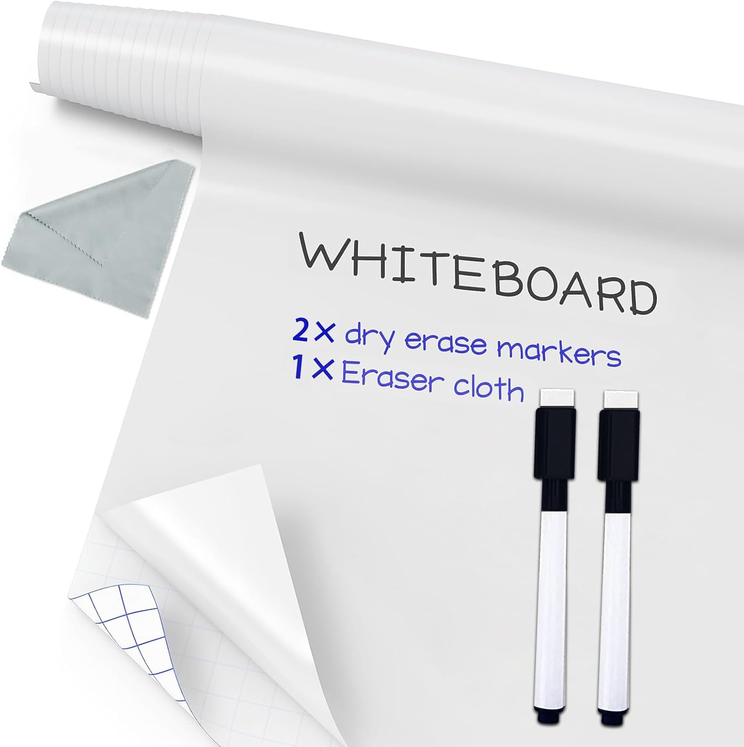 Whiteboard Wallpaper Peel and Stick Dry Erase Contact