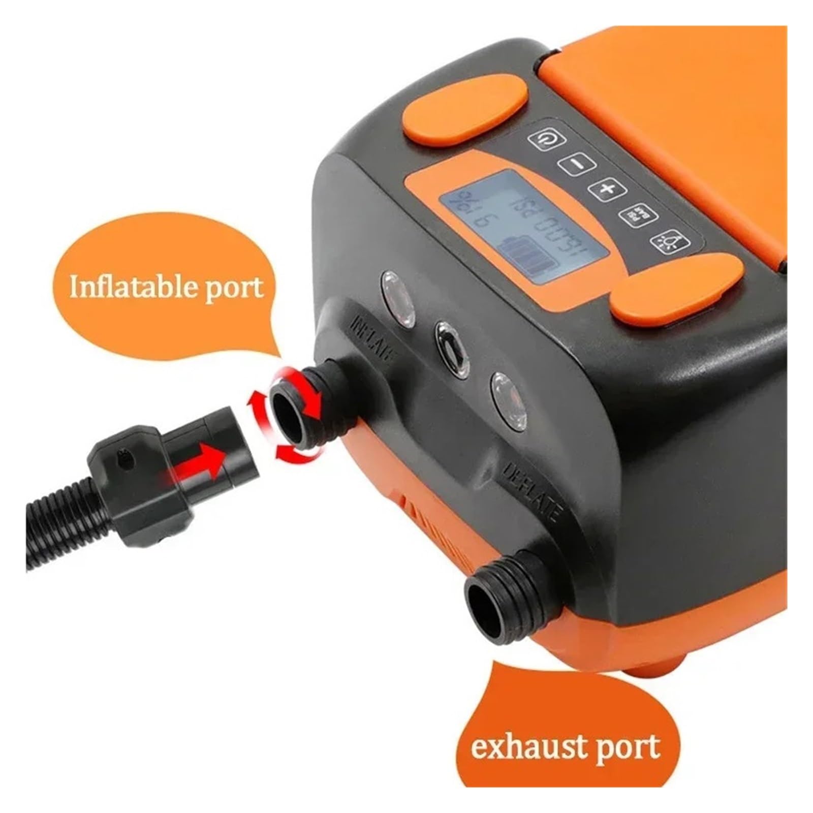 Kayak SUP Paddle Board Tavola Da Surf Batteria Auto Gonfiatore Elettrico Pompa Barca Ad Aria Inflazione Rapida