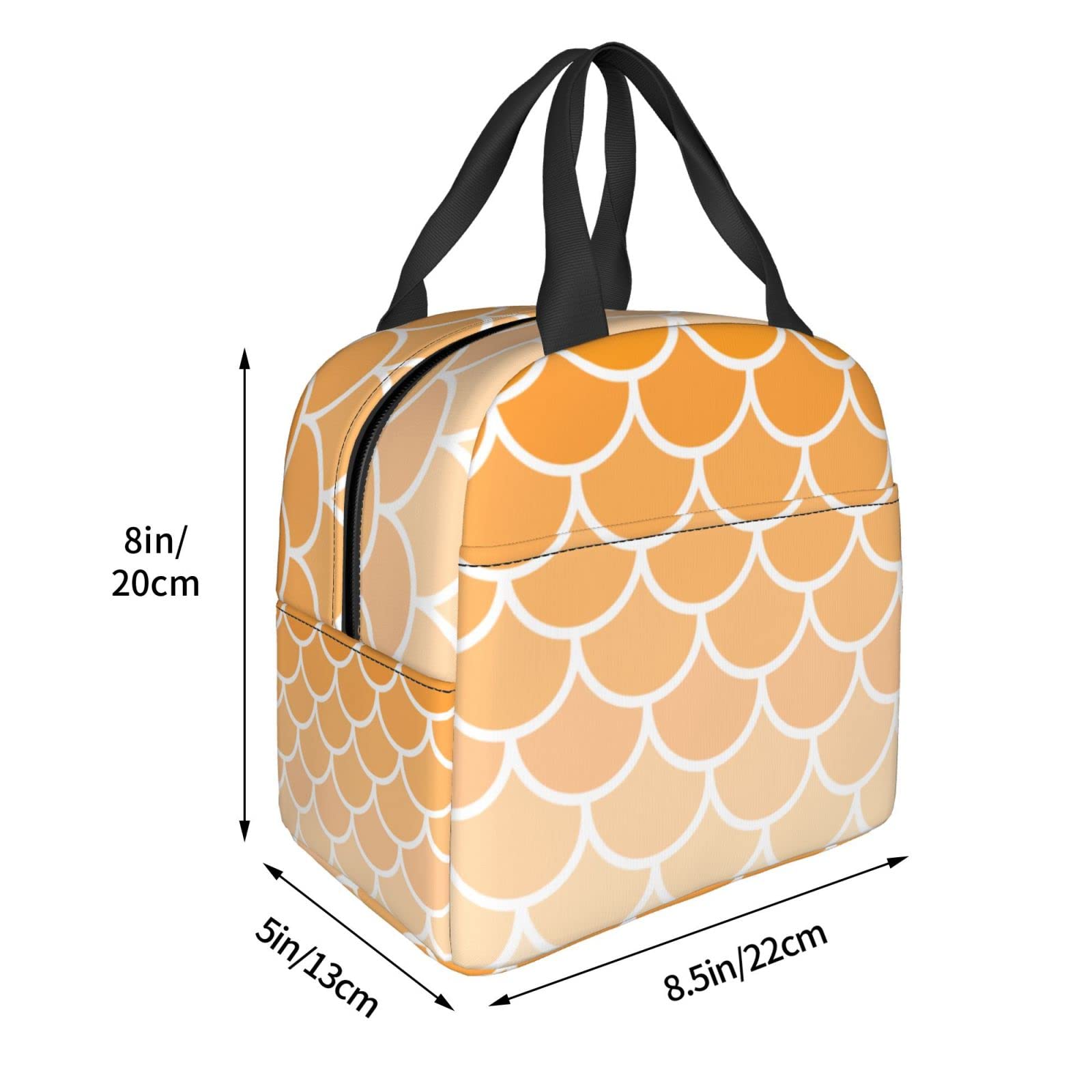 Eionryn Meerjungfrau-Lunchtasche Isoliert – Wiederverwendbare Kühltasche Für Picknick, Büro & Outdoor, Mit Schultergurt, 28x23x10 Cm