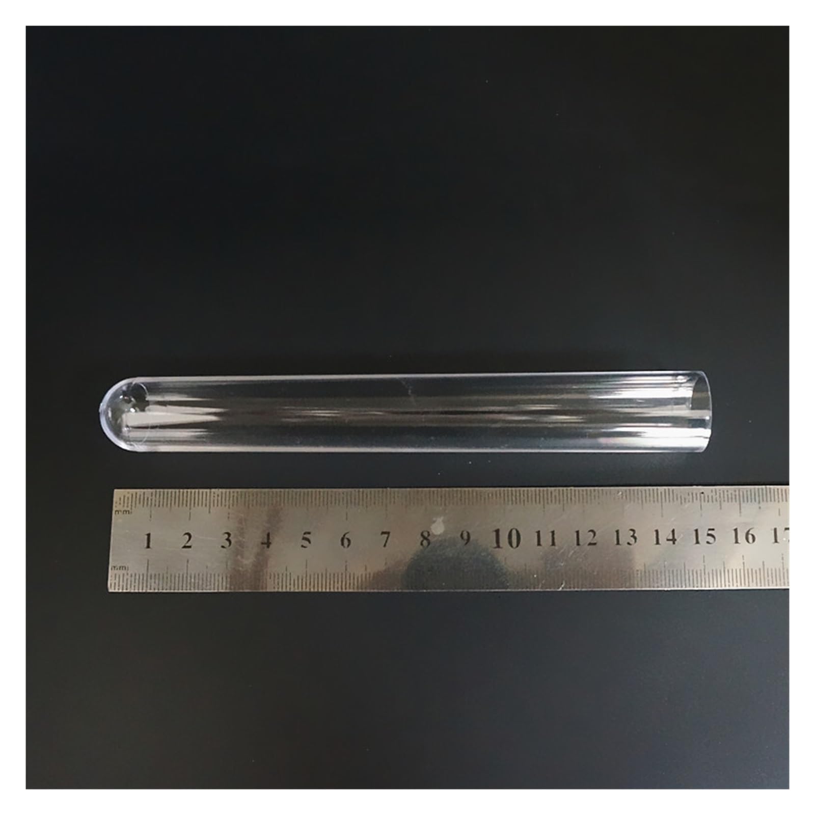 MENGKE 10 Piezas 20 Piezas Piezas 50 Piezas 100 Piezas 20x150mm Tubos De Ensayo De Plástico Transparente Con Tapa De Corcho Uso For Laboratorio(100pcs)