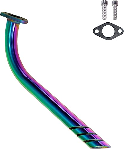 Miniatura 3 de JMCHstore Kit de tubo de escape para Monster Mega Moto MMB80 MMB105, Coleman RB100 105cc, Motovox MBX10 Baja DB30 97cc Orxyearth Dirt Kids Mini Bike