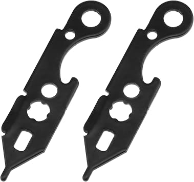 Dart Wrench Tools - 2PCS, Black, 60*13 mm / 2.36 *0.51 inch, Dart Tip Removal & Installation for Aluminum Dart Rods & Heads