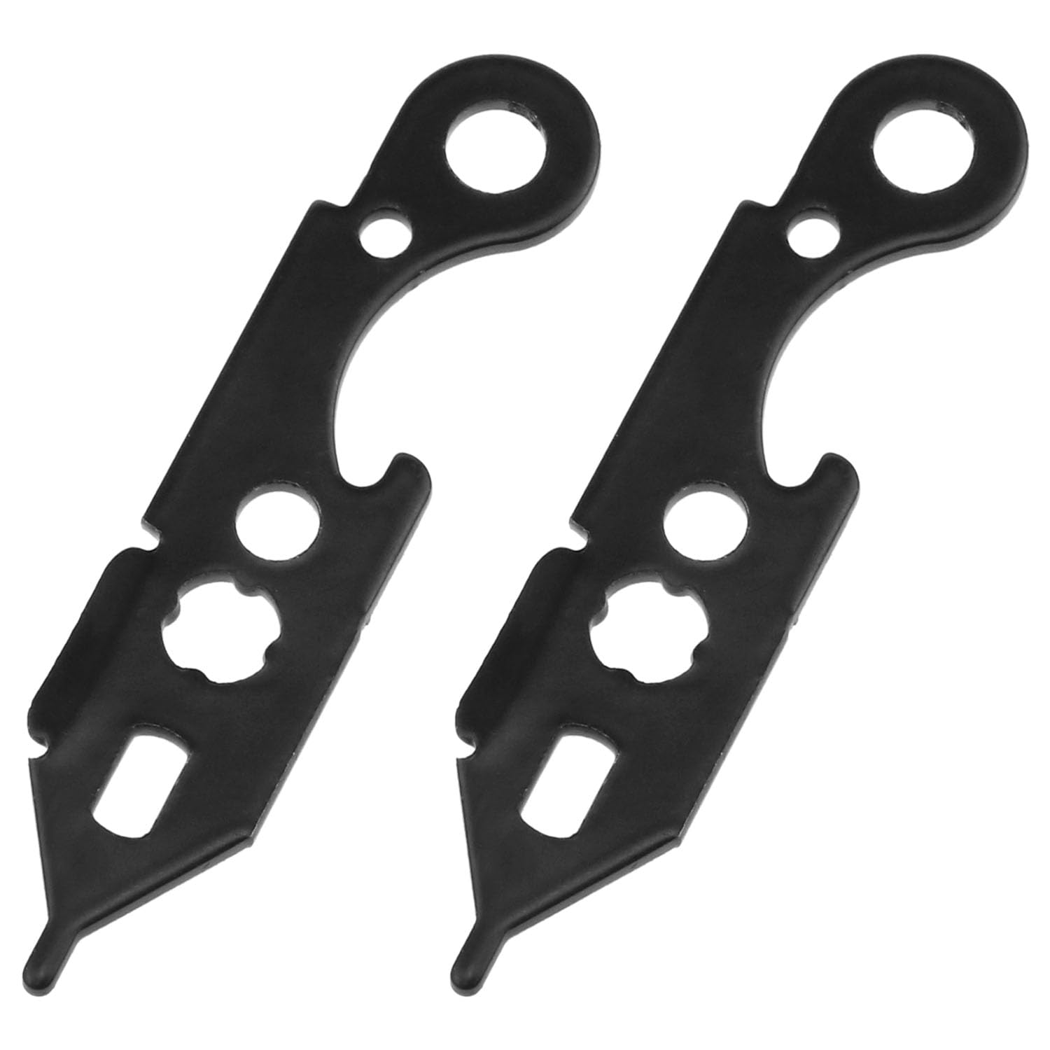 Dart Wrench Tool - 2PCS, Black, 60*13 mm/ 2.36 *0.51 inch, Aluminum Dart Rod Dart Tips Removal Tool