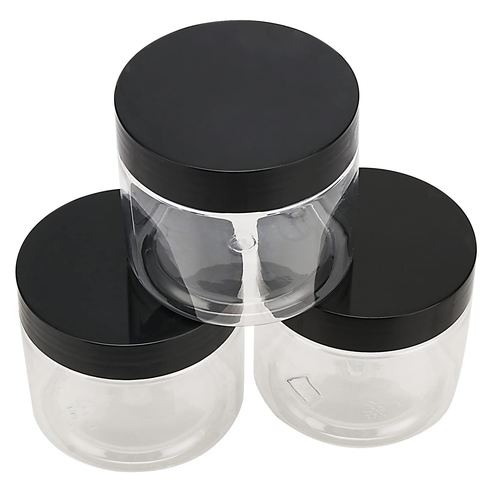 Suclain 12 Barattoli Di Plastica Trasparenti 120 Ml Con Coperchi Ermetici A Cerniera – Contenitori Alimentari Per Spezie, Caffè, Caramelle - 4