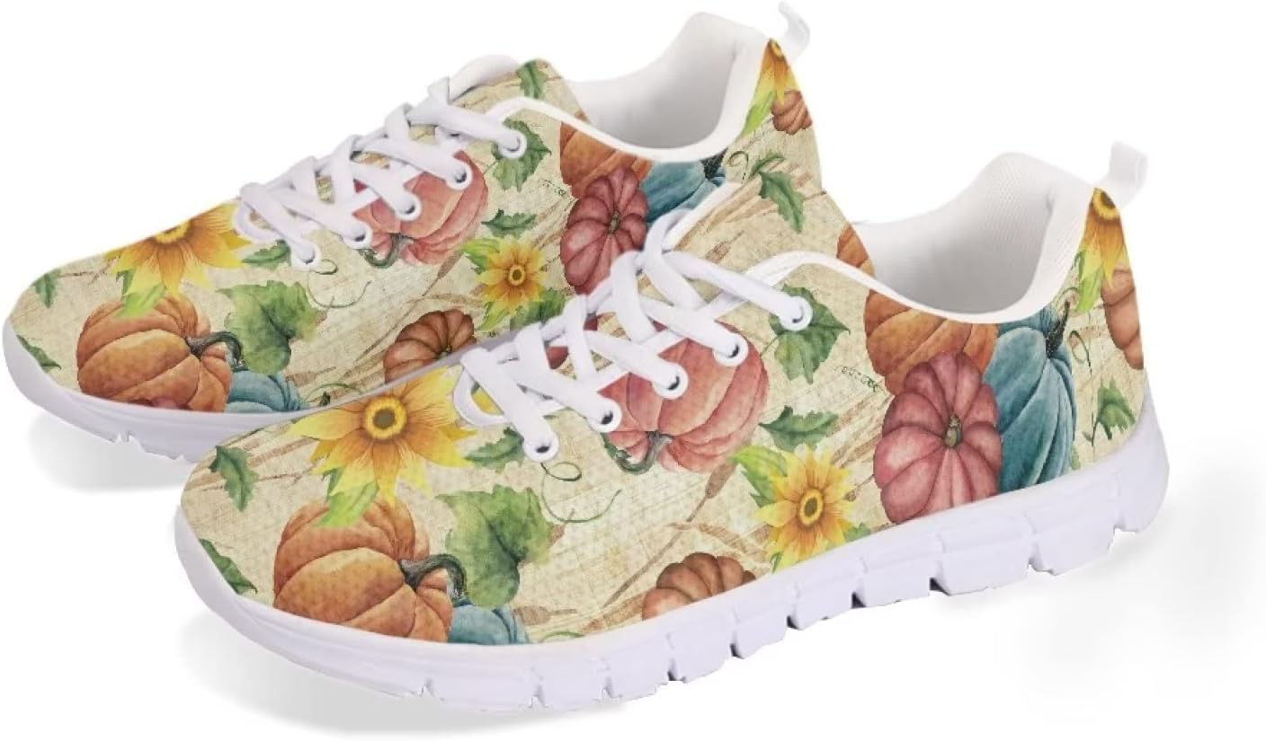 Jeiento Christmas Shoes for Women Men Road Running Shoes Fashion Sneakers Comfort Sports Walking Tennin Shoes Gifts for Boy Girl