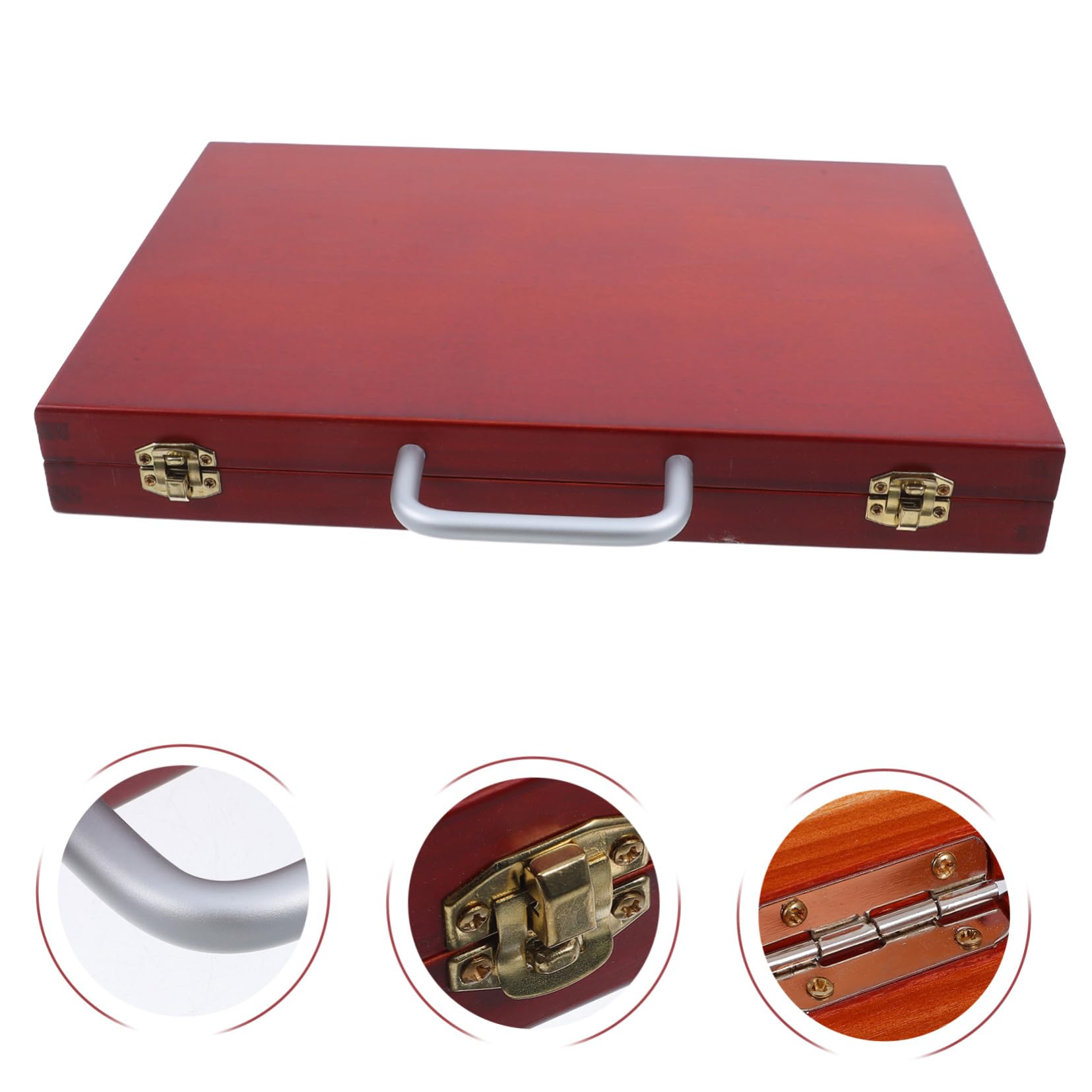 NUOBESTY Boîte de Rangement Bois pour Matériel Art Portable et Multifonctionnel pour Outils de Dessin et Peinture avec Espace Spacieux pour Organisation