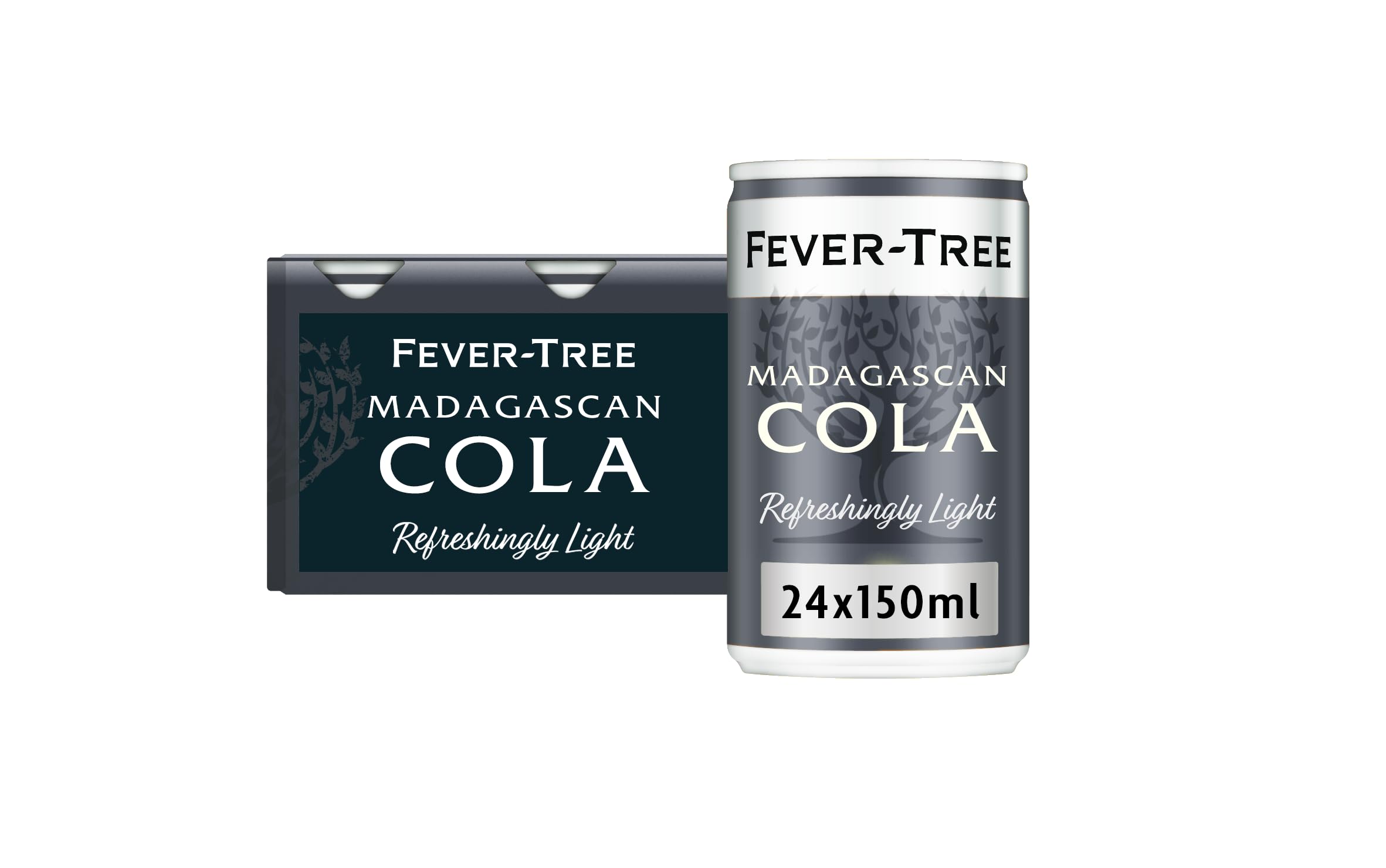 FEVER-TREELight Madagascan Cola 6x150ml (Pack of 4, Total 24 Cans)