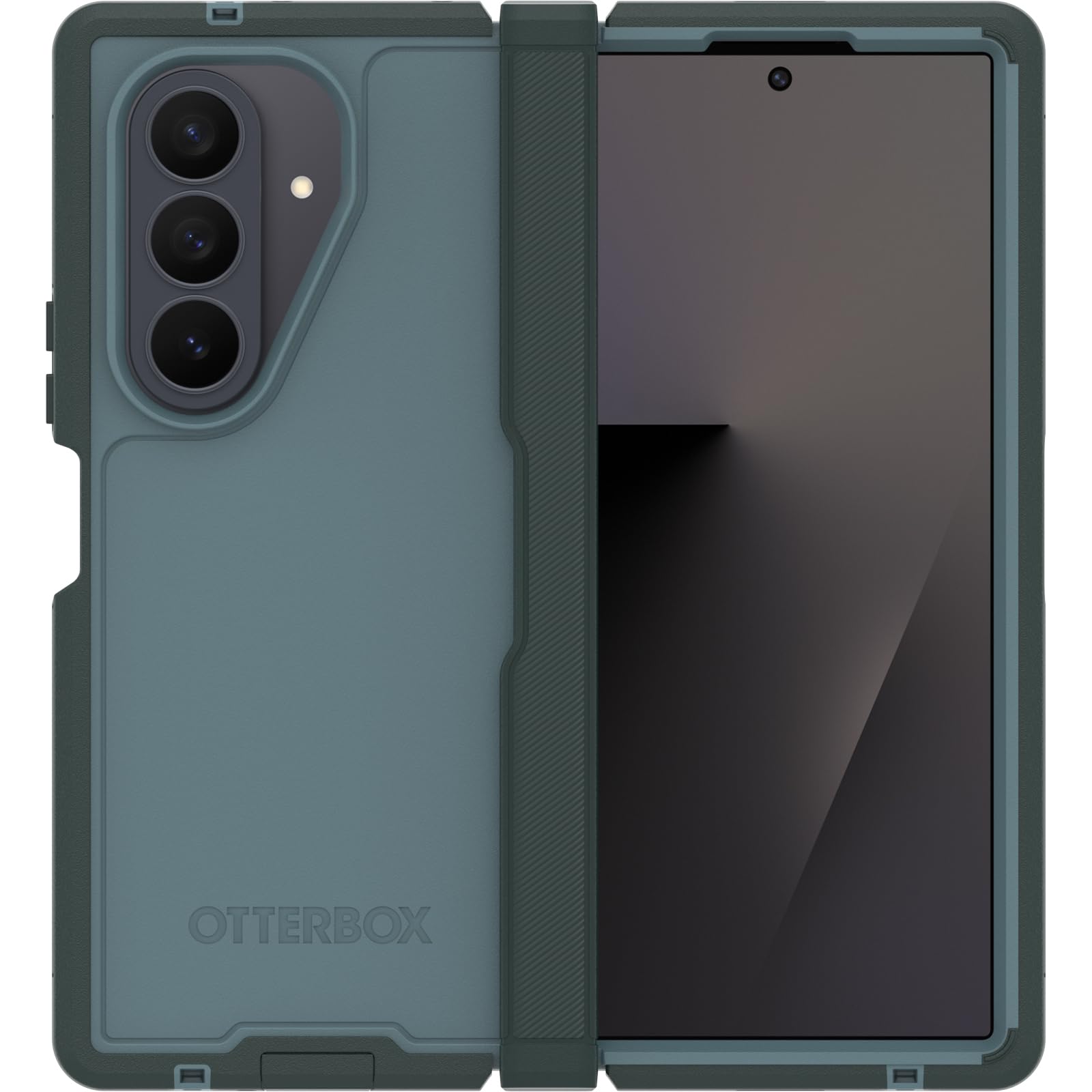 OtterBox Cover Defender Pro Series XT con Magneti per Samsung Galaxy Z Fold7, resistente a shock e cadute, cover ultra robusta,testata 4x norme MIL-STD 810G, per telefoni pieghevoli, Verde