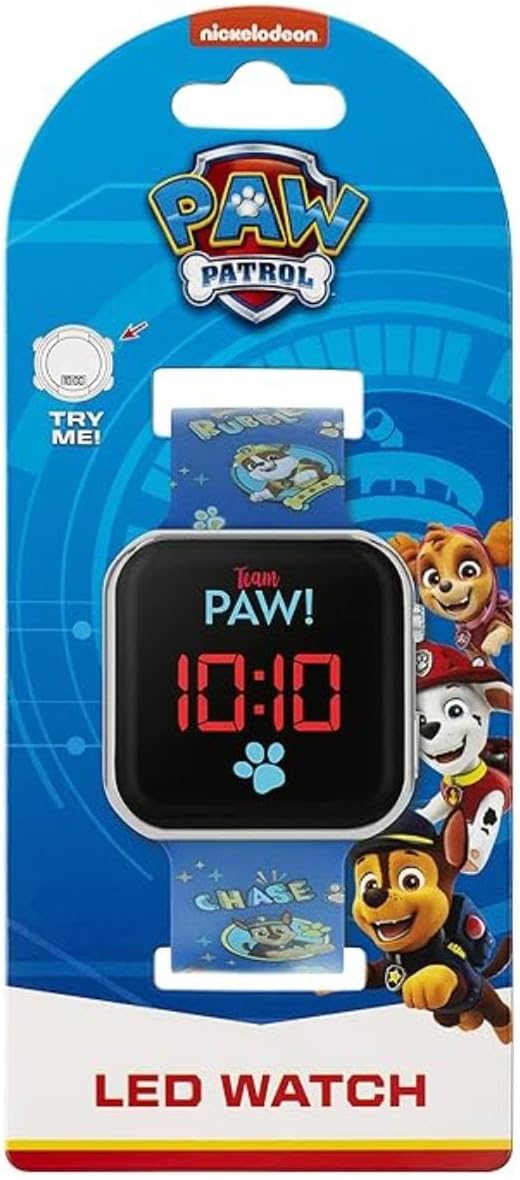 Accutime PAW4354 LED Watch in retail packaging