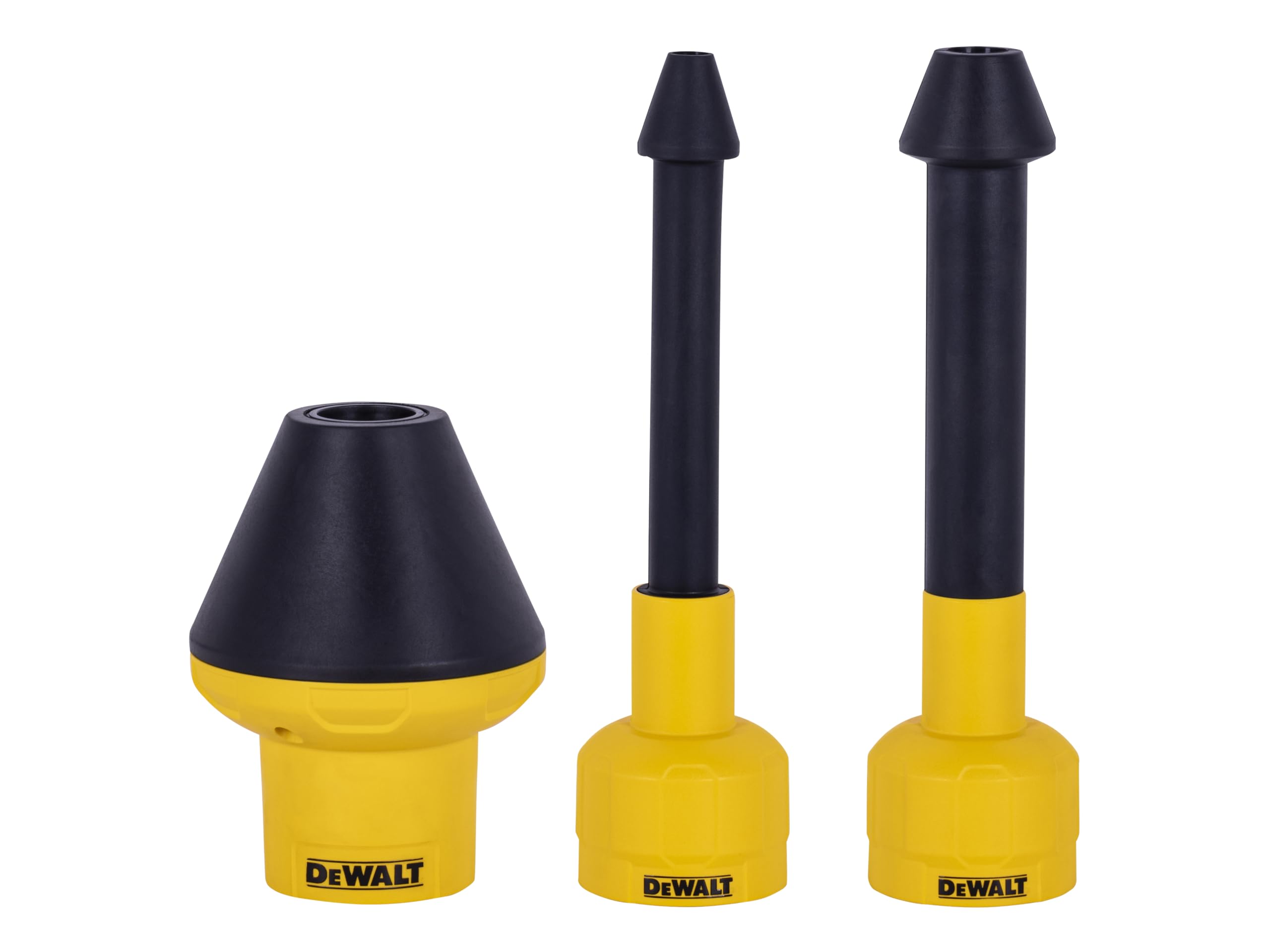 DEWALT DXVA00-0301E Conduit Line Puller Kit has Been Designed to Streamline the Conduit-Pulling Process. A Rubber Cone Seal ensures a Secure Connection, While the Flexible Rubber Design Effortless