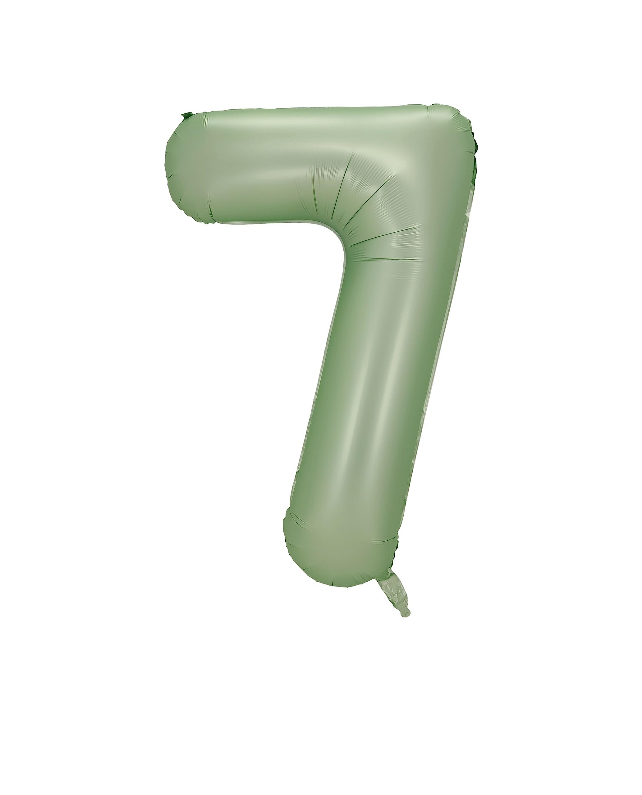 Oliver Green Foil Balloons Number 7, 40 inch