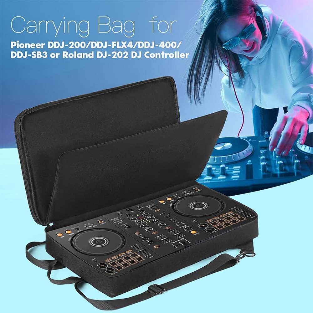 Mochila para DJ Pioneer DDJ-400, DDJ-FLX4 y Roland DJ-202 - Funda