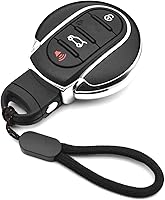 Vista 7 de MECHCOS Compatible con Mini Cooper Clubman Countryman F54 F55 F56 F57 F60, Funda de llave con 3 4 botones, Protector de llave con control remoto