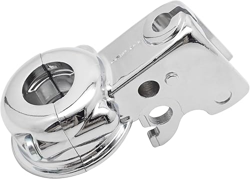 Miniatura 9 de M MATI Palanca de embrague Perch Mount Soporte Negro para Harley Davidson Sportster 883 1200 Softail Dyna Electra Glide Road King Fat Boy Night