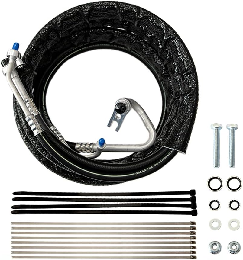 Rear AC Line Set, AT34653 Rear Replacement Lines, Direct Fit Design for; Acadia, Traverse, Enclave, Outlook, the Original by Auto Cooling Solutions, Made in USA