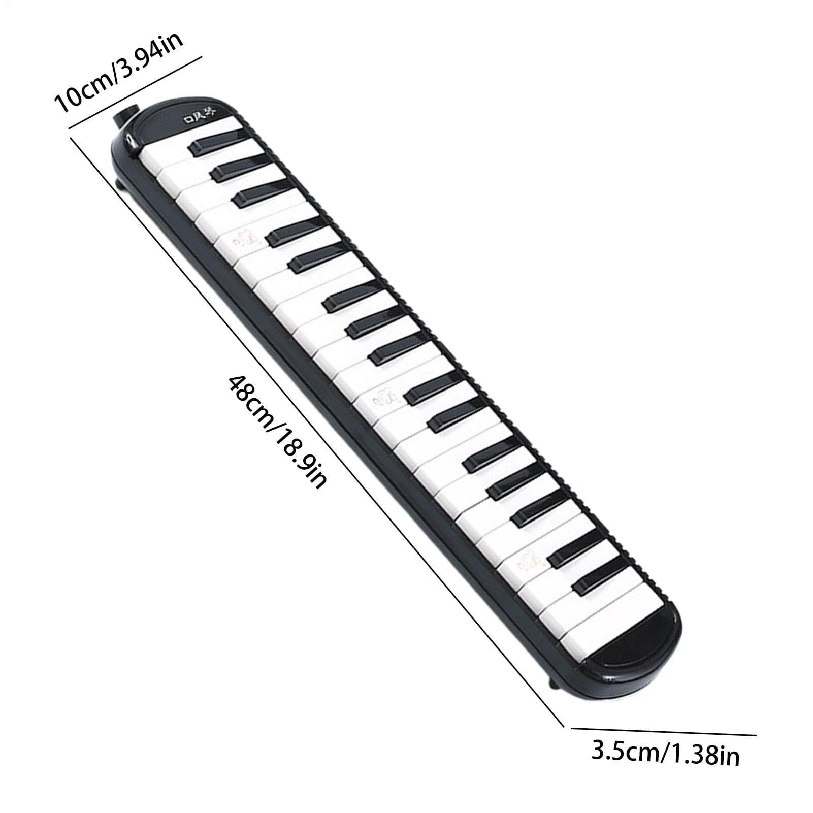 Melodica Instrumento musical, piano de teclado de aire de 32 teclas con bolsa de transporte para principiantes y profesionales, perfecto para educación musical y diversión