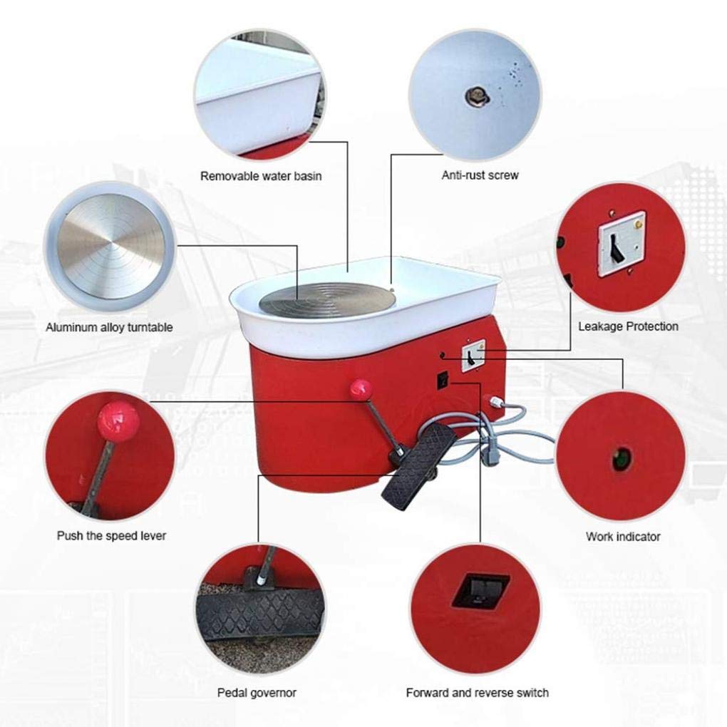 Desktop Pottery Machine Household Pottery Clay Machine Children's Primary Electric Pottery Wheel Ceramic Machine Silent