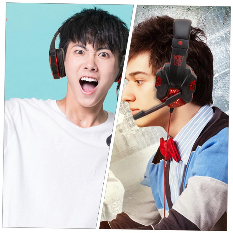Casque de jeu stéréo avec microphone et coussinets d'oreille