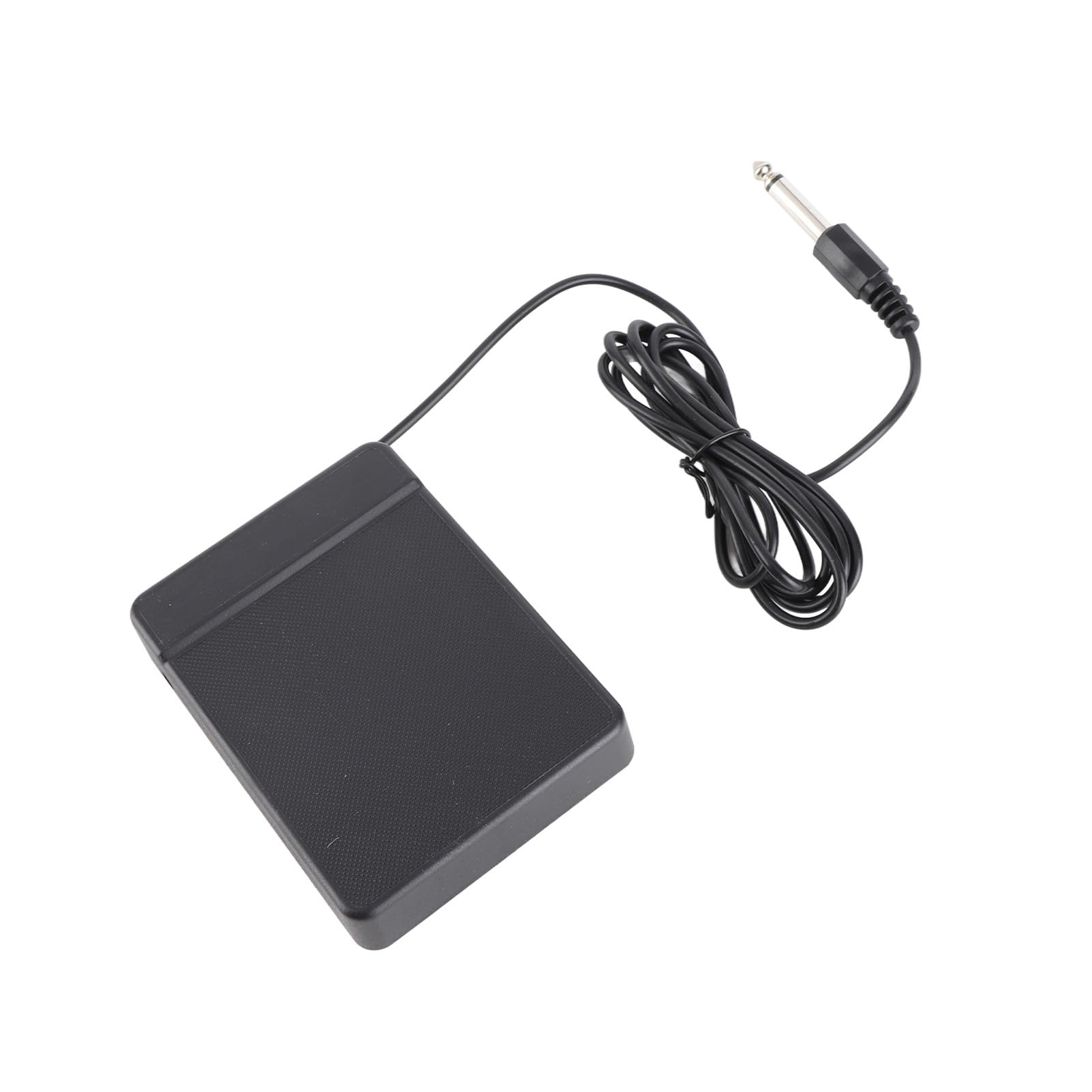 Pedale smorzatore di sostegno universale singolo, accessorio for controllo a pedale silenzioso adatto a tastiera elettronica, pianoforte pieghevole a mano(6.35mm)