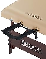 Vista 5 de Master Massage Paquete de mesa de masaje portátil Del Ray Therma Top de 30 pulgadas, color crema