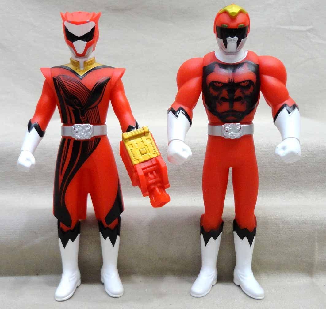 Amazon | 動物戦隊ジュウオウジャー 4体セット 戦隊ソフビ | ソフビ