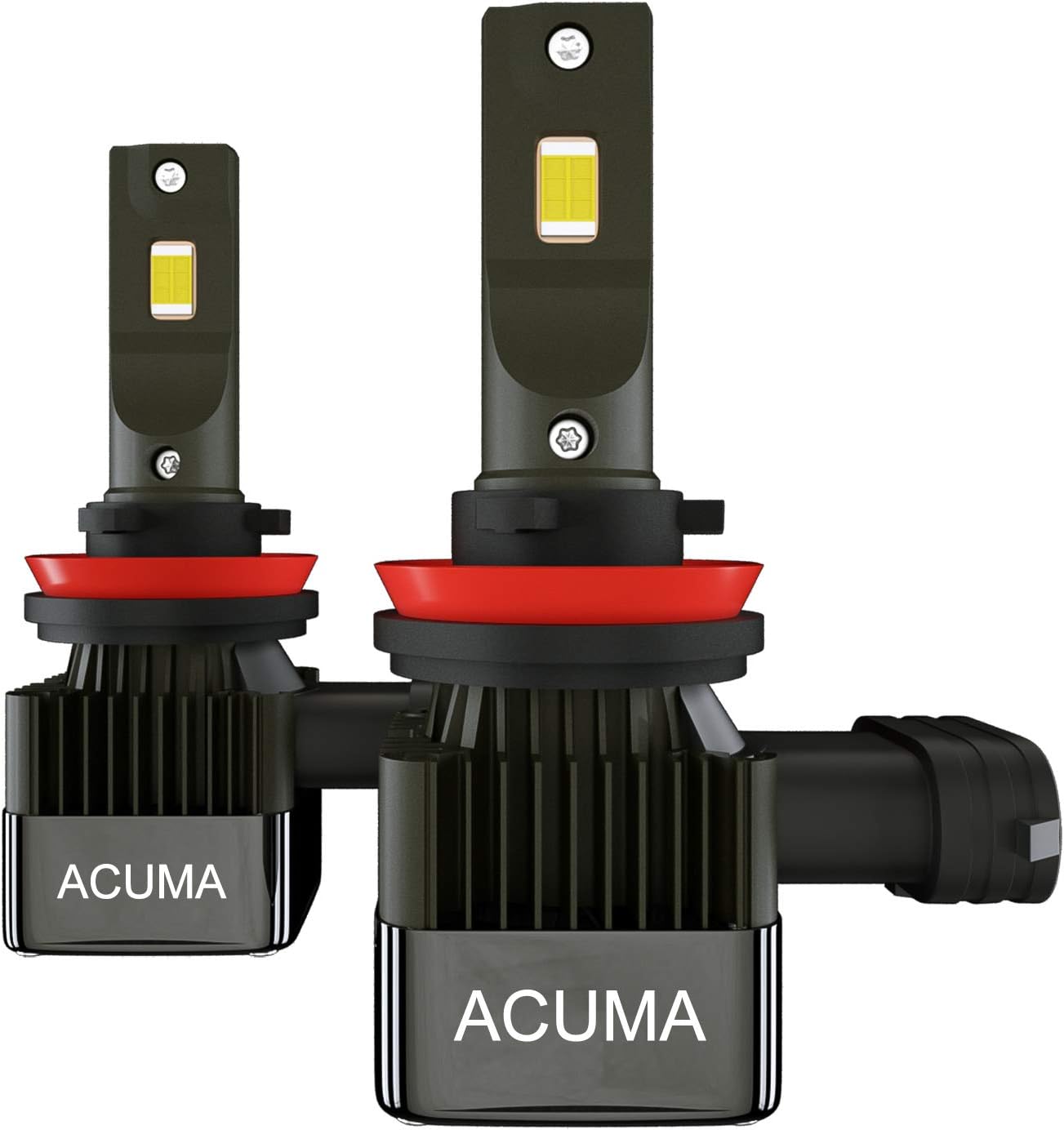 HIKARI WINGS Acuma LED Headlight Bulbs Conversion Kit -H11(H8,H9),CREE XHP50