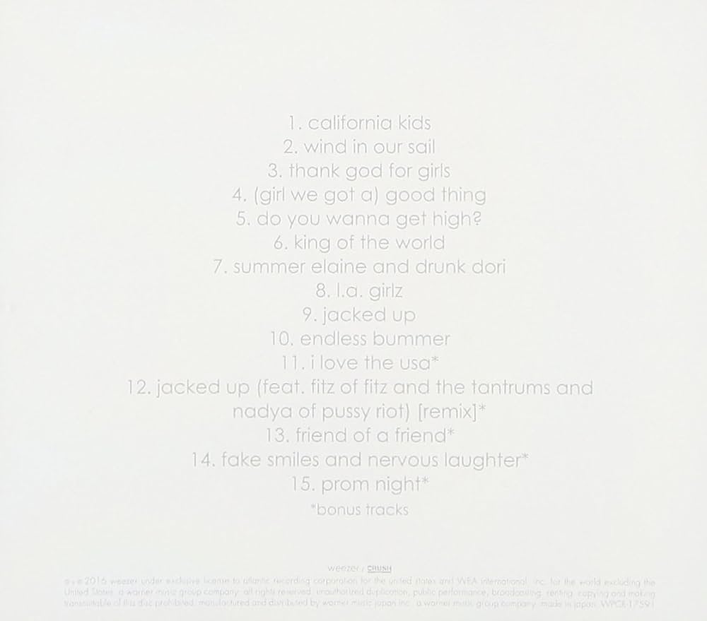 weezer レコード+FREE CD 新品未開封 名盤セレクション 90's～洋楽ロック＞weezer 「weezer」 - 良盤