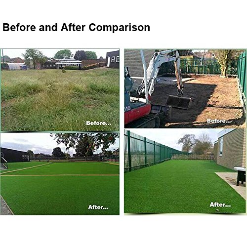 · Petgrow · Realistic Artificial Grass Turf -10FTX30FT(300 Square FT),Indoor Outdoor Garden Lawn Landscape Synthetic Grass Mat - Thick Fake Grass Rug