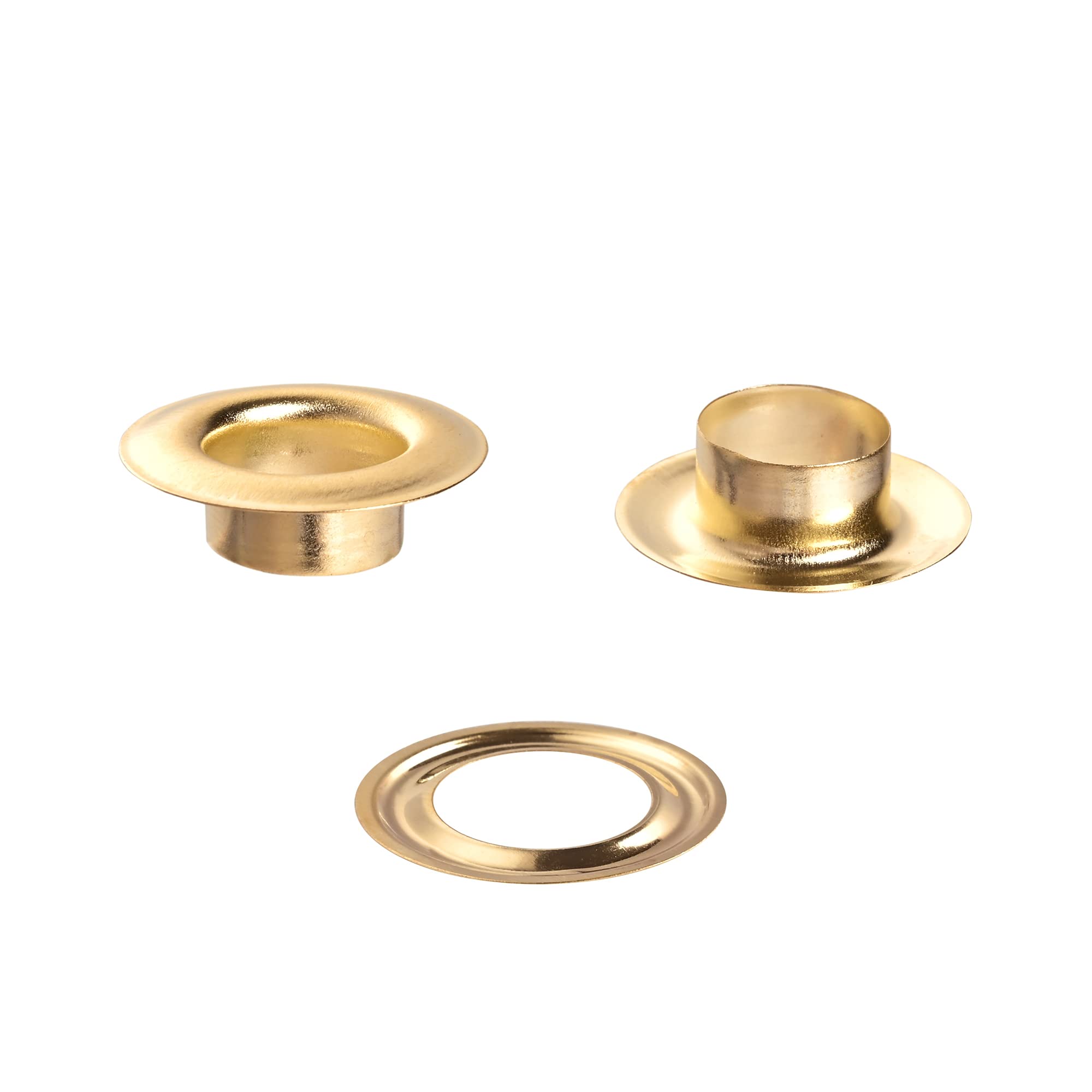 Gold Grommets 1000pcs - Durable Washers & Grommets Kit -6 Gold Grommets 1000pcs - Durable Washers & Grommets Kit -6