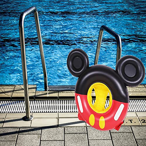 Swimming Float Black And Red Mouse Cartoon Kids Baby Swimming Ring Inflatable Pool Floating Round Pool Children Toy Float Thick. #TOP2