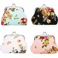 4 Mini Portamonete In Tela Per Donna E Bambini - Piccoli, Leggeri E Con Cerniera - Foto 12