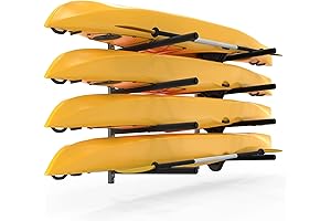 Bonnlo Kayak Storage Rack: Smart Garage Solution for Kayaks and Paddle Boards