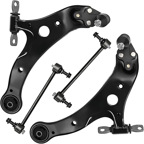 Miniatura 194 de Detroit Axle - Brazos de control delanteros inferiores con rótula + barras estabilizadoras de repuesto para Chrysler Dodge Intrepid 300M Concorde