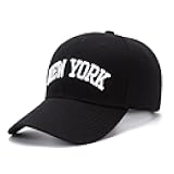 Classic Baseball Cap New York Embroidery 100% Cotton Adjustable Dad Hat Men and Women