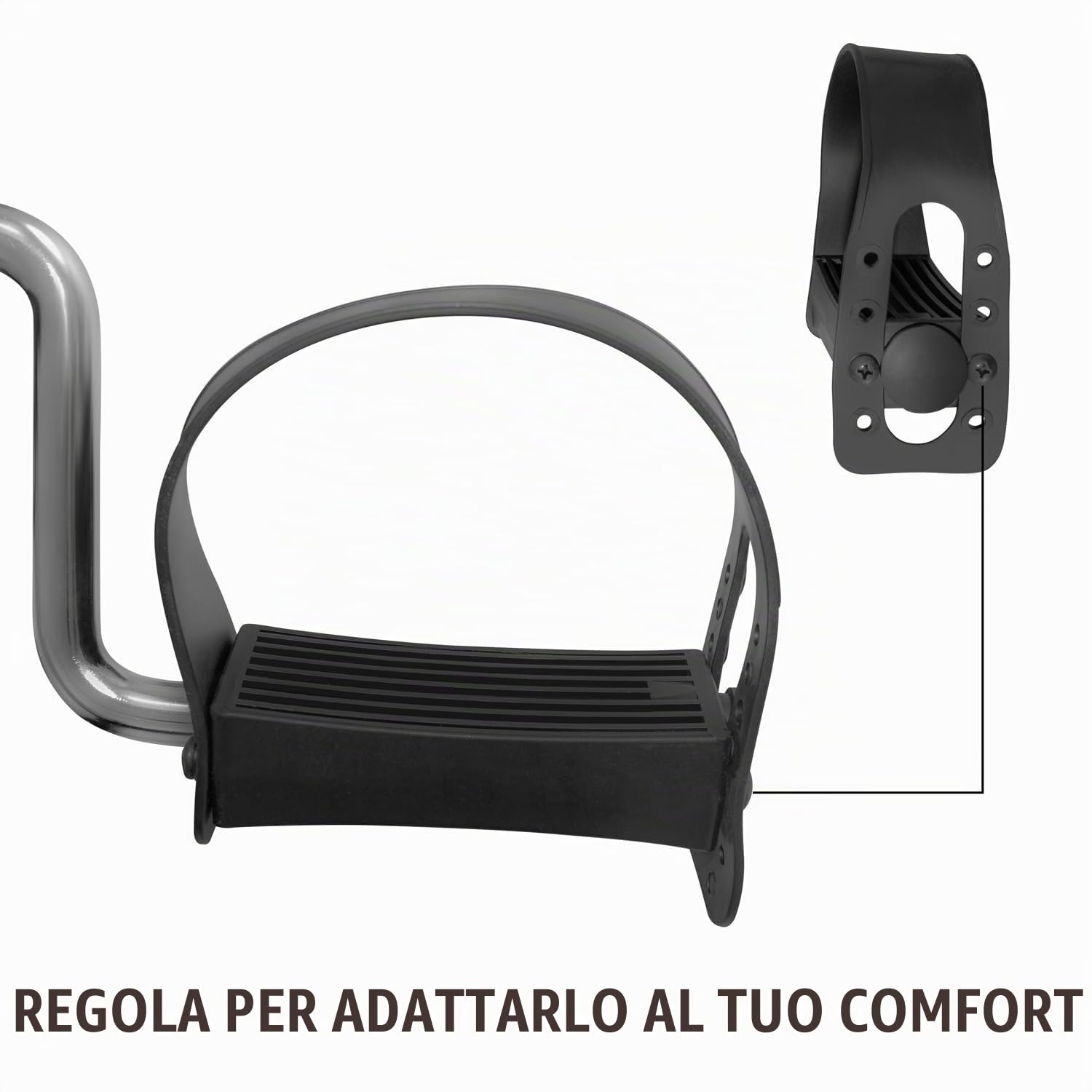 Pedaliera per riabilitazione con display LCD, mini cyclette per braccia e gambe, resistenza regolabile